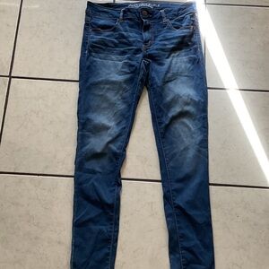 American Eagle Outfitters Dark Blue Skinny Jeans